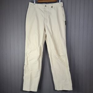 Victorinox Swiss Army Pants Outdoor Zip Ankle Utility Cream Men's Size 33x30